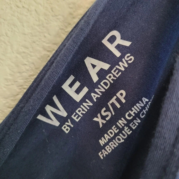 Cardinals Womens Tank Top XS Blue Red Logo Cotton Tie Front Wrap Sleeveless - Picture 3 of 9